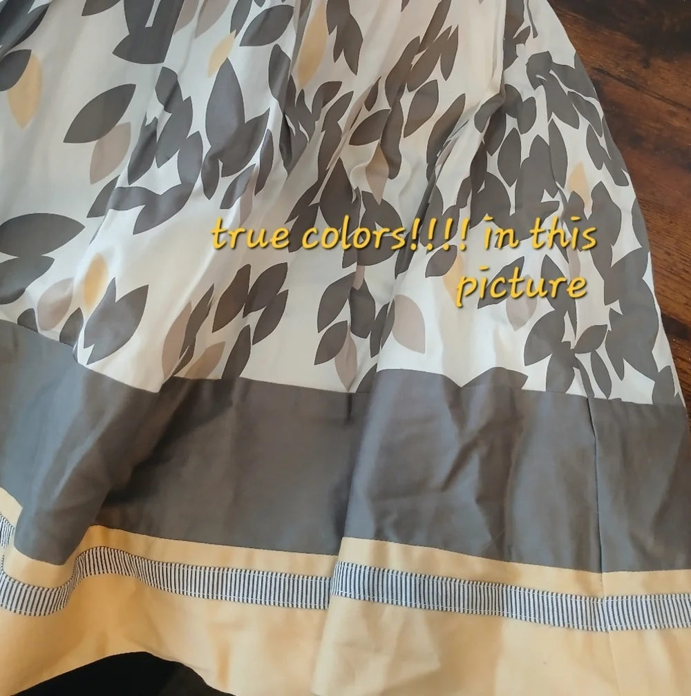 Flower Field A-line Floral-Print Midi Skirt" -  Sz 2 - Picture 8 of 9